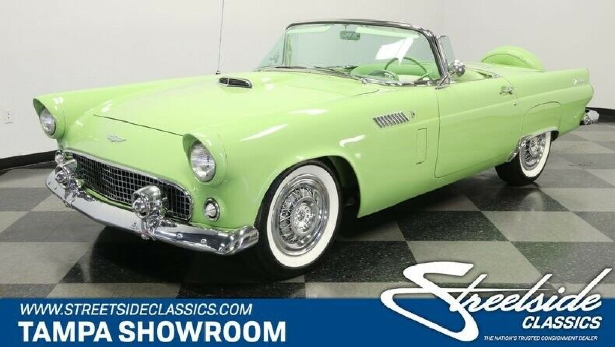 312 V8 AUTO HARDTOP ORIGINAL COLORS COLD R-134A A/C HIGHLY OPTIONED HURRY 1956 Ford Thunderbird