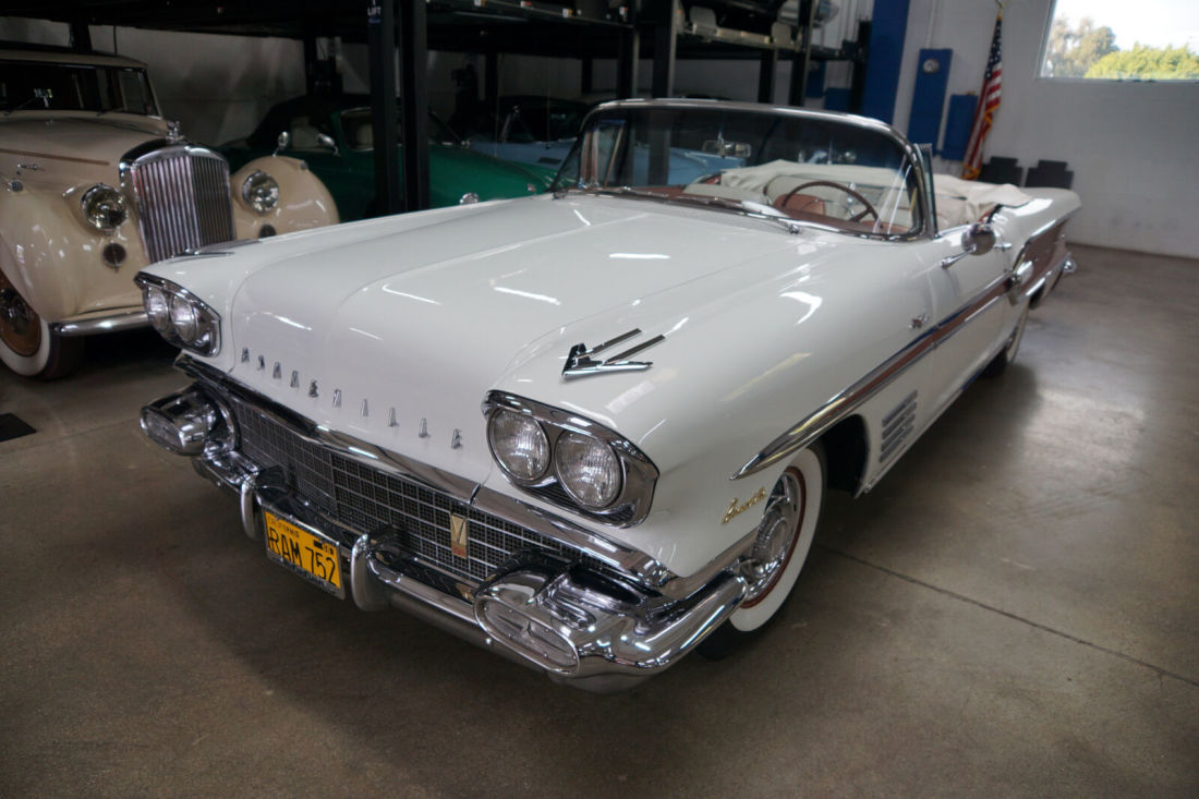 3143 Miles 370 CID V8 Tri-Power AutomaticConvertible 1958 Pontiac Bonneville Tri Power 370 CID TEMPEST 395 V8 Conver