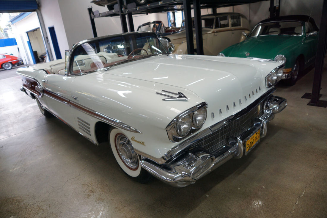 1958 Pontiac Bonneville Tri Power 370 CID TEMPEST 395 V8 Conver - photo 6