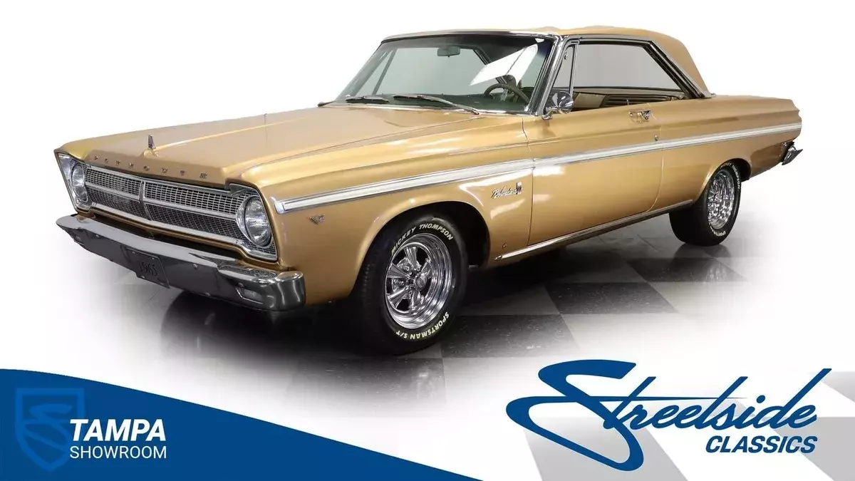 318 V8 TF 727 AUTO POWER STEERING COLD A/C FACTORY CORRECT COLOR SCHEME SWEET MO 1965 Plymouth Belvedere II