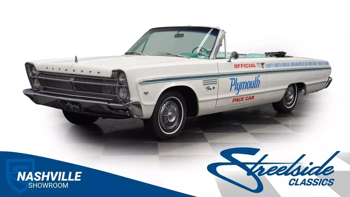 1965 Plymouth Fury Convertible Indy Pace Car Tribute