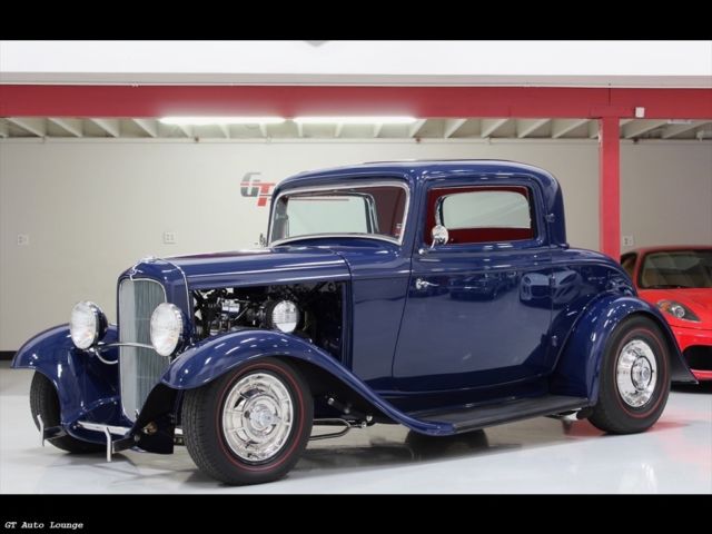 32 Ford 3-Window Coupe All Steel Show Car Custom Build Award Winner Good Guys 1932 Ford 3-Window