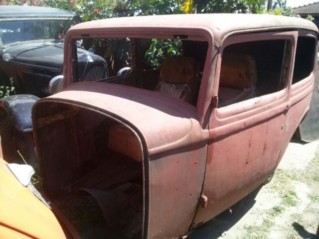 32 Ford ORIGINAL TUDOR Body, no fiber, no repo, rat rod. 1932 Ford Other