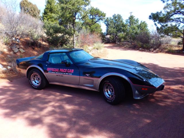 1978 Chevrolet Corvette Pace car black over silver