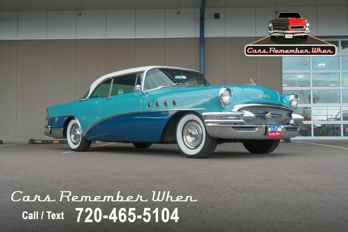 322 Cubic Inch Nailhead V8 Dynaflow Automatic Blue 1955 Buick Roadmaster Concourse Restoration