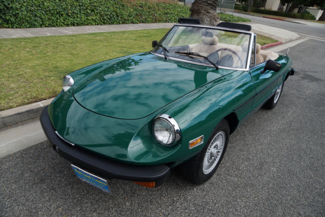 32400 Miles 2.0L 4 cyl ManualConvertible 1978 Alfa Romeo Spider Veloce Convertible --