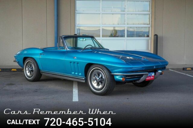 327/300hp 4-Speed Blue 1965 Chevrolet Corvette Nassau Blue