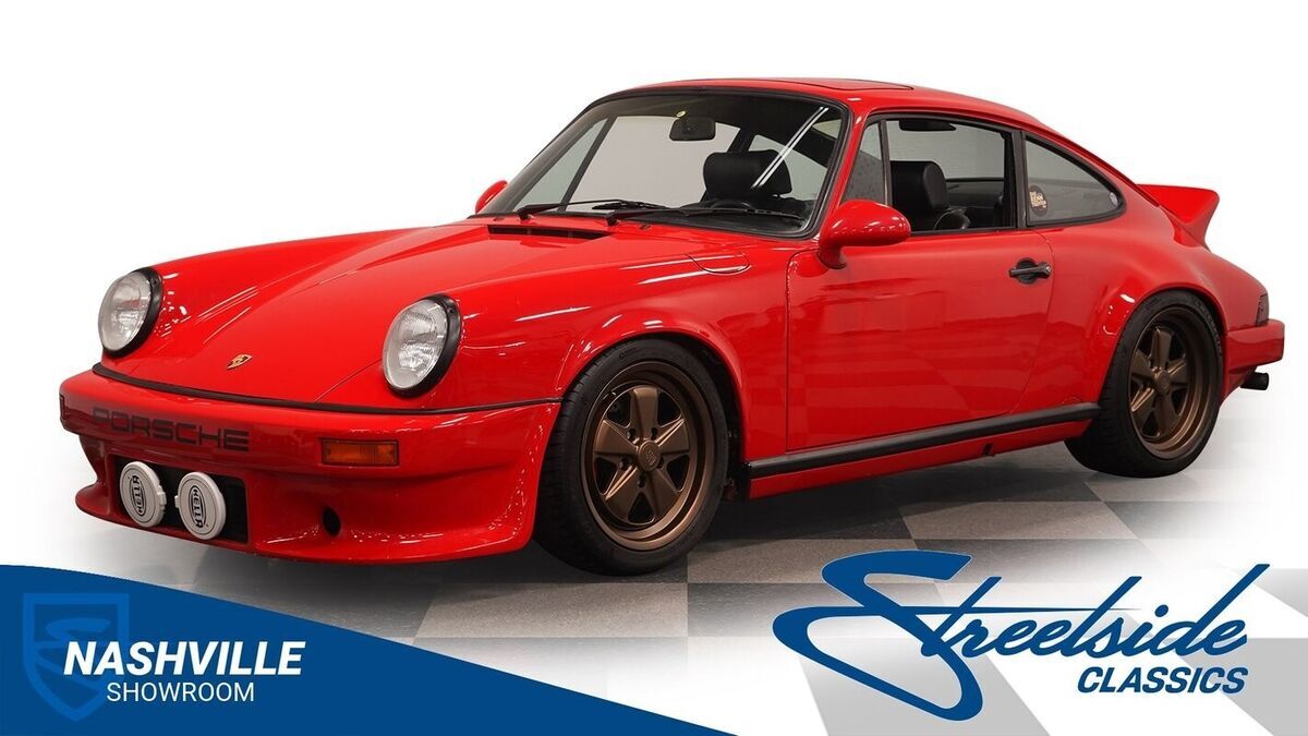 3.2L flat six motor killer look Recaro seats air cooled Porsche 1988 Porsche 911