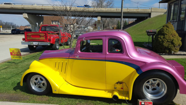 33 Willys Pro Street Vette 454 Street Hot Rod KitCar 1933 Willys Coupe