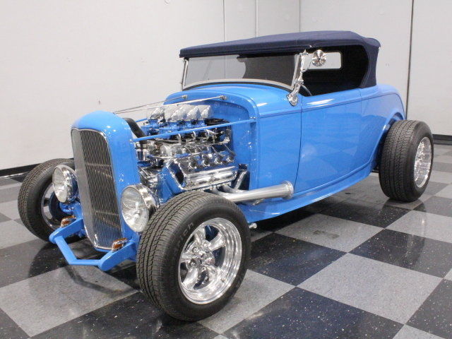 331 CI HEMI, 6 DEUCE CARB SETUP ON WEILAND HIGH-RISE INTAKE, BOXED, COIL-OVERS!! 1932 Ford Roadster