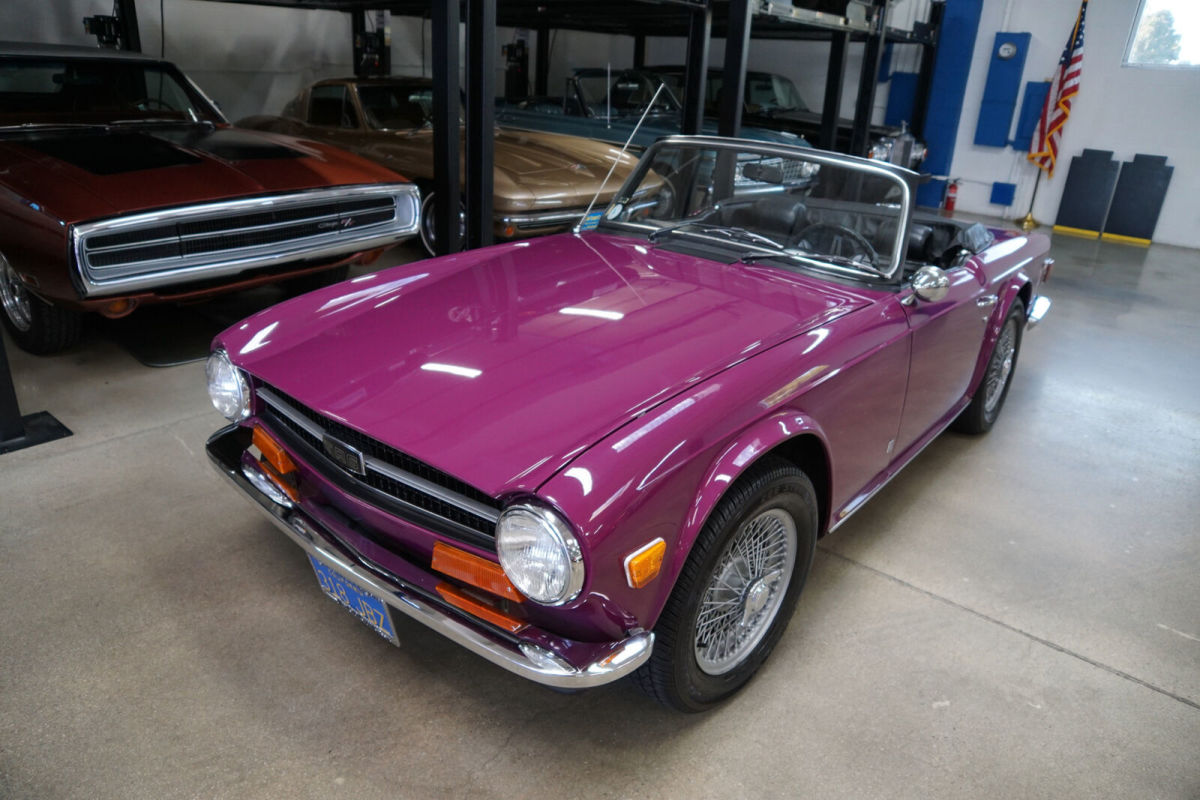 33,188 Miles 6 cyl ManualConvertible 1973 Triumph TR6 with 33K original miles!