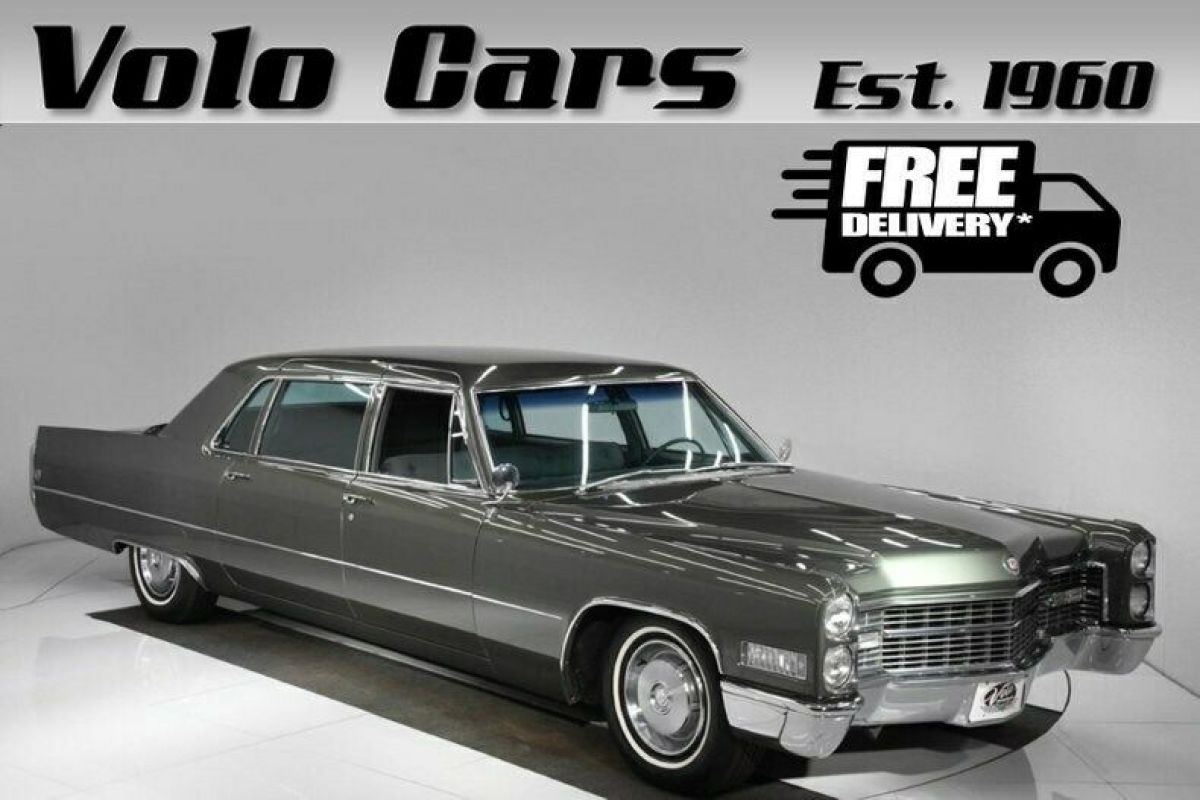 33,900 miles, 9 passenger, excellent survivor! 1966 Cadillac Fleetwood 75
