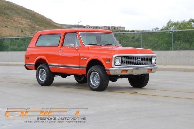 33k original miles, Rare CST Highlander PKG, Protecto Plate, Owners Manual 1972 Chevrolet Blazer
