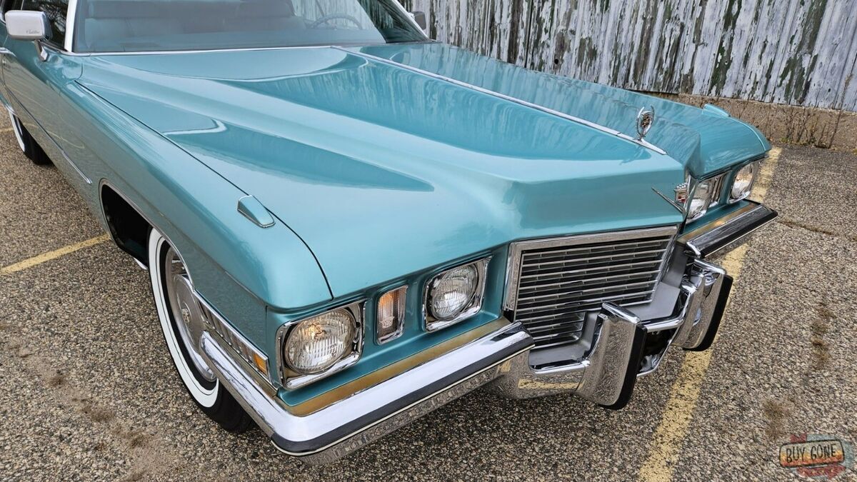 1972 Cadillac DeVille Unrestored Survivor Rust Free Rare Original Adriatic Blue - photo 12