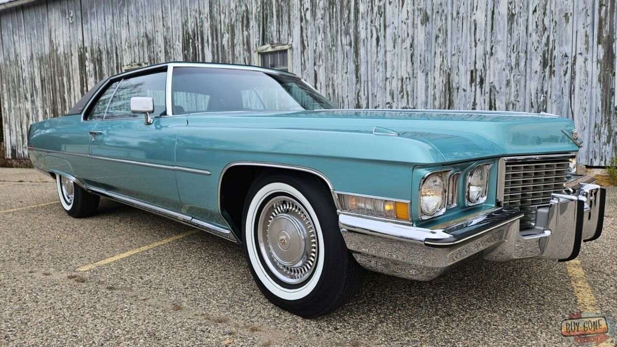 1972 Cadillac DeVille Unrestored Survivor Rust Free Rare Original Adriatic Blue - photo 2