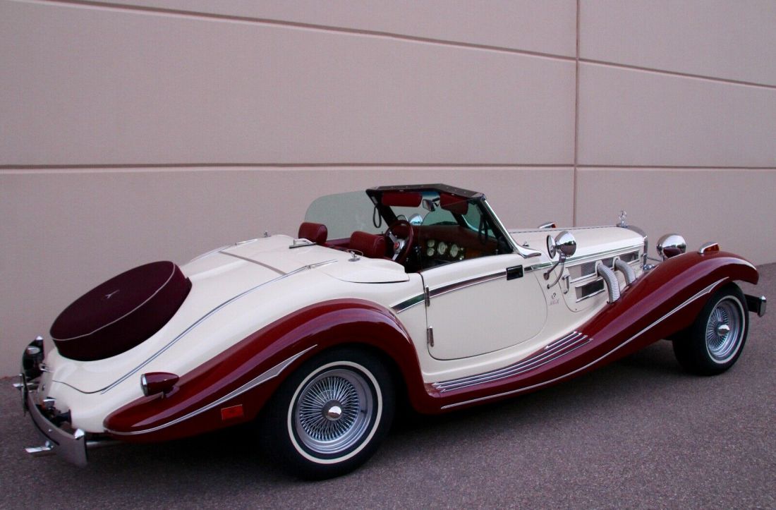 350 V-8 Chevy Engine, Neoclassic as Excalibur Zimmer Clenet SSK Auburn Speedster 1934 Replica/Kit Makes Mercedes Benz 500K - 540K Other Oldtimer Convertible