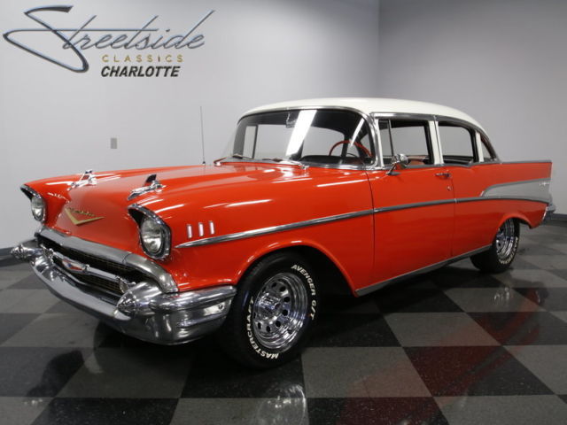350 V8, 4SPD, RUNS & DRIVES GR8, CLEAN AND SOLID, BELIEVED ACTUAL MILEAGE, NICE! 1957 Chevrolet Bel Air/150/210