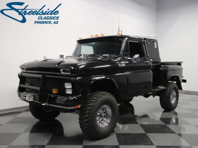 350 V8, AUTO, VERNICLE STACKS, ONE OF A KIND, 4X4, THE HAIR BAND OF INNOVATION!! 1965 Chevrolet C-10