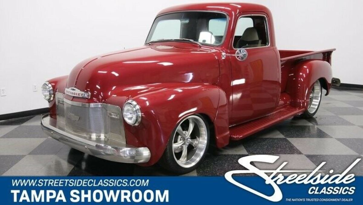 350 V8 DUAL CARBS COLD A/C P/S P/B UPGRADED SUSPENSION 4 WHEEL DISC WOW 1951 Chevrolet Other Pickups 3 Window Restomod