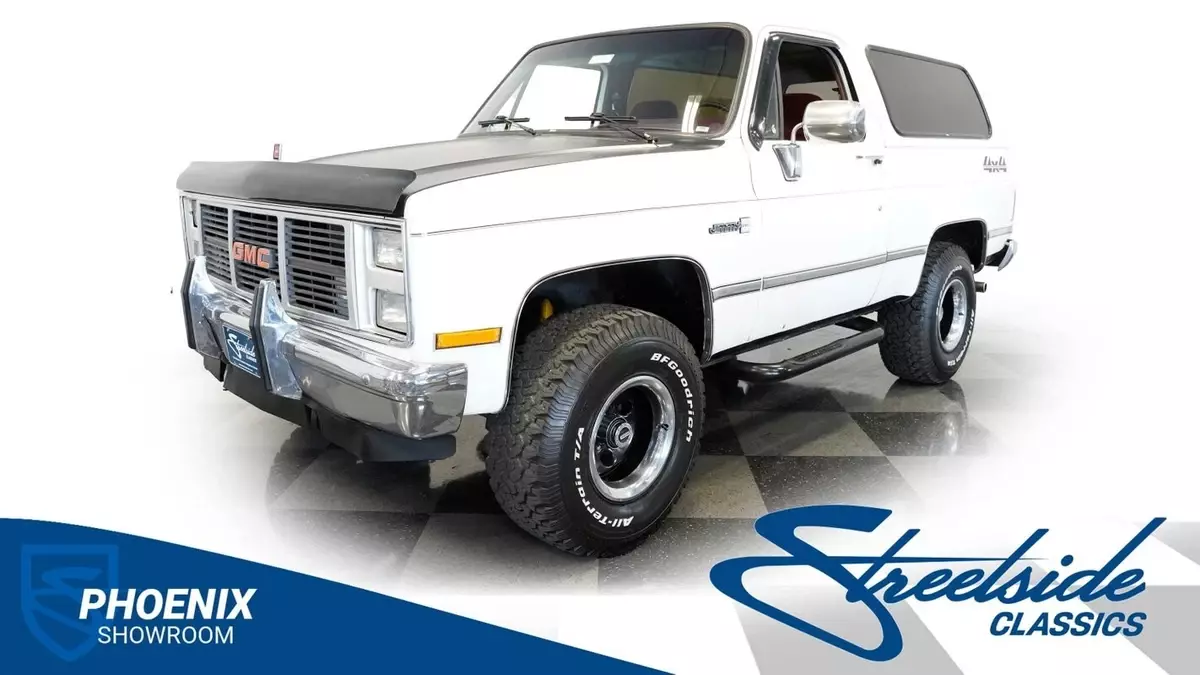 •350 V8 Engine•TBI Electronic Fuel Injection•4-Speed 700R4 Transmissio 1988 GMC Jimmy 4X4