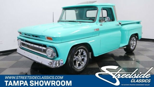 350 V8 P/S P/B COLD R134A A/C FRONT DISC SUNROOF DAKOTA DIGITAL GAUGES LOKAR 1965 Chevrolet C-10 --