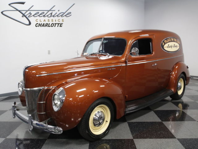 350 V8, TH350 AUTO, A/C, PWR STEER, MUSTANG-II FRNT, HIGH-END BUILD & VRY CLEAN! 1940 Ford Sedan Delivery
