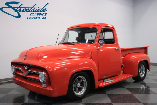 350 V8, TH350 AUTO, PS, PB, FRNT DISCS, HIGH-END RESTO, OWNRS MNUAL, MAINT RCRDS 1955 Ford F-100
