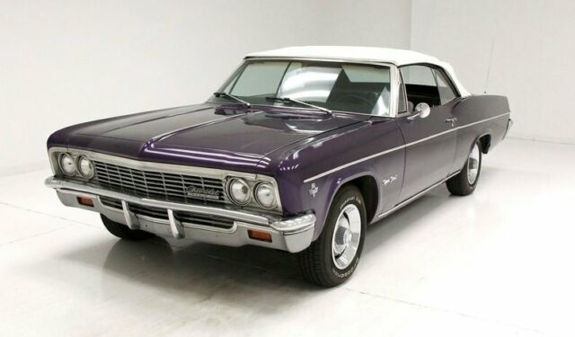350ci Crate Engine/Tinted Purple & Gray Interior/Good Driver 1966 Chevrolet Impala Convertible