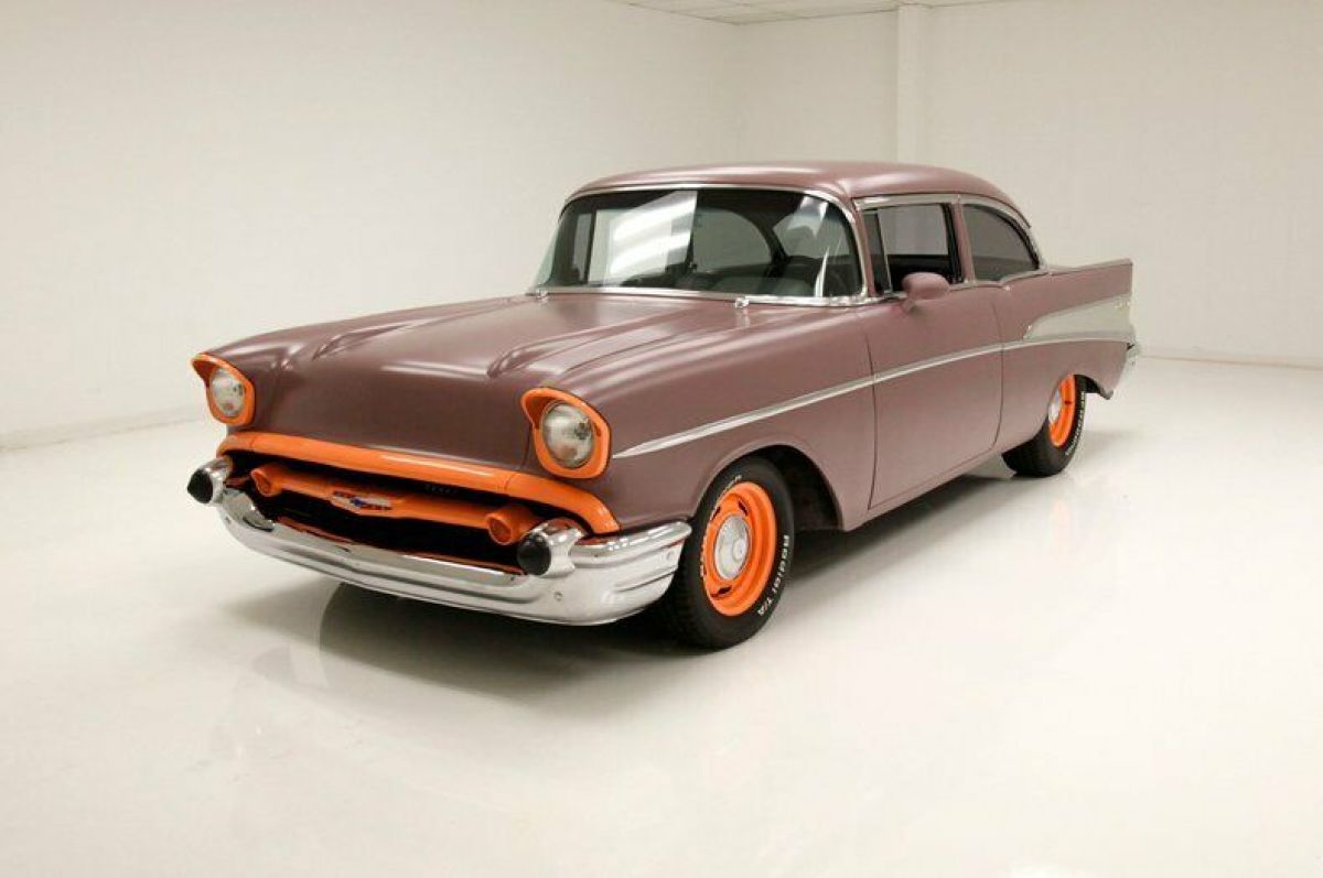 350ci GM Crate Engine/TCI 350 Trans/Clear Coated Primer/Digital Dash 1957 Chevrolet Bel Air/150/210