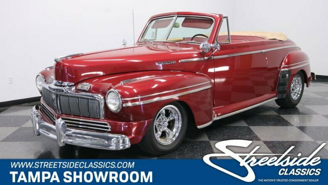 351 V8 AUTOMATIC OVERDRIVE POWER FRONT DISC DAKOTA DIGITAL GORGEOUS PAINT 1948 Mercury Eight Convertible