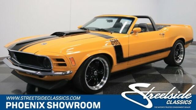 351 WINDSR V8, 5-SPEED, TOP-NOTCH FRAME-OFF RESTO, SLICK BOSS 302 RDSTER TRIBUTE 1970 Ford Mustang Boss 302 Tribute