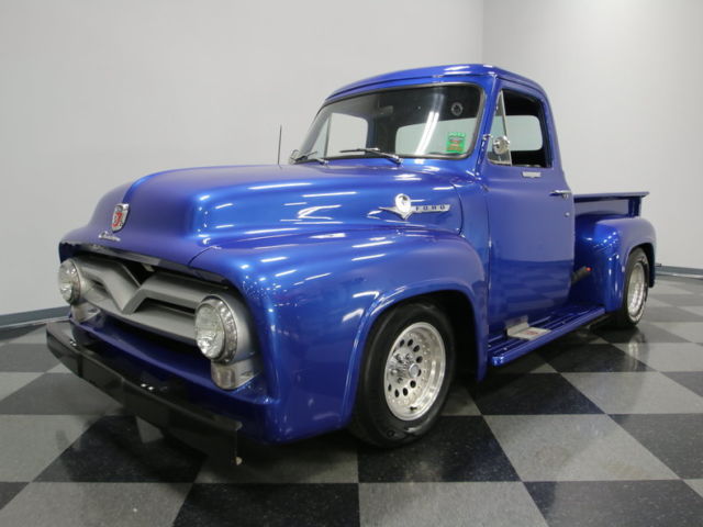 351CI MOTOR, TILT STEERING, SIDE EXIT EXHAUST, NICE MID 50'S FORD PICKUP! 1955 Ford F-100