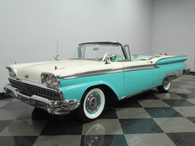 352 T-BIRD V8, 3 SPD AUTO, PWR STEER, PWR BRAKES, VERY NICE PAINT & INTERIOR. 1959 Ford Galaxie Skyliner