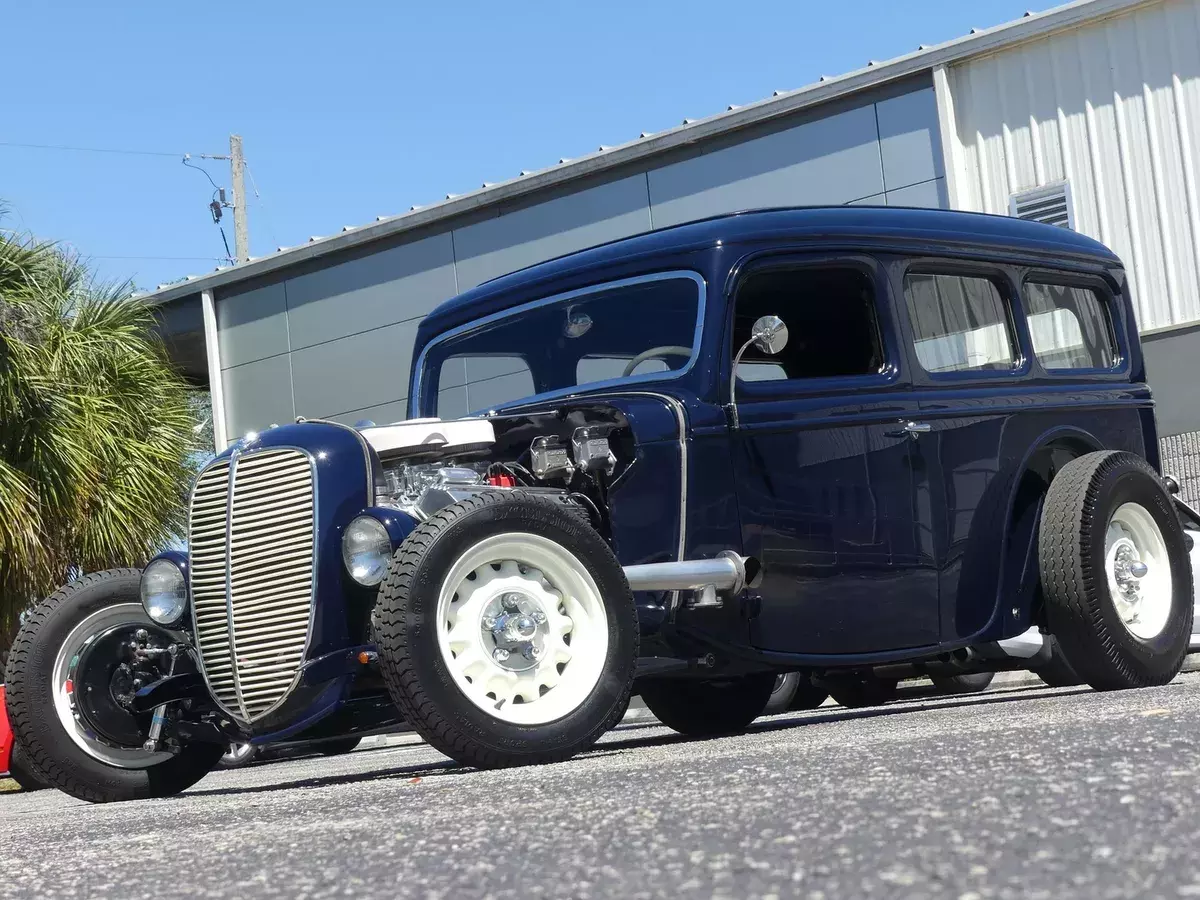 354 Hemi, Tremec 5-speed manual. Well-documented street rod. Custom interior. 1935 Ford Sedan Delivery Custom