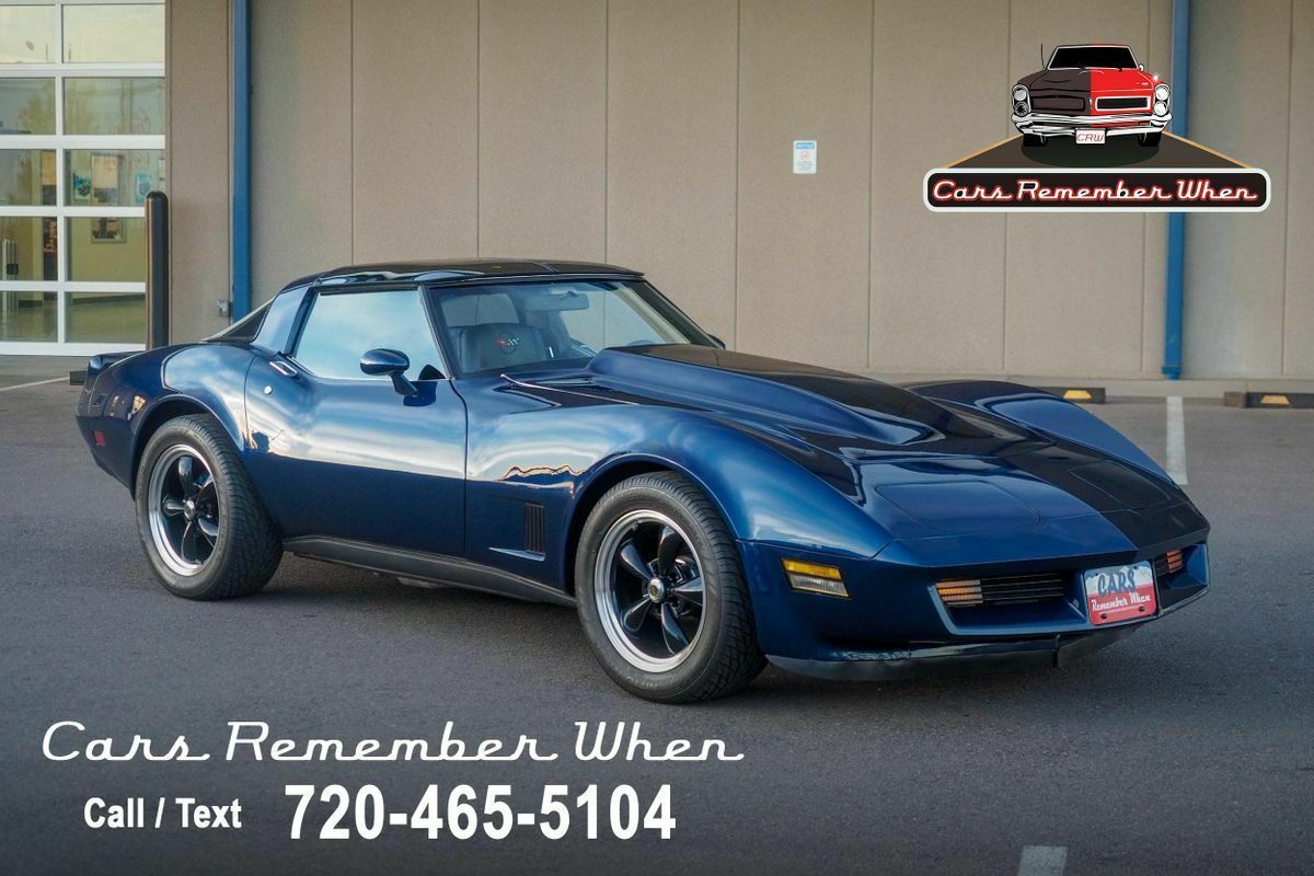 355 V8 4-speed manual Blue 1980 Chevrolet Corvette Pro-Touring