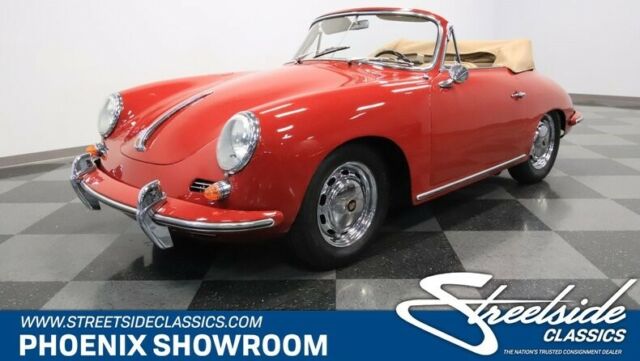 356 C CC Manual Classic Vintage Collector Exotic German Cab Red Tan Document Res 1964 Porsche 356 --