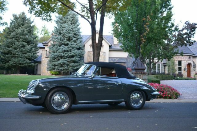 356 PORSCHE SC CABRIOLET-BEAUTIFUL ORIGINAL CONDITION -ONE OWNER SINCE 1966 1965 Porsche 356