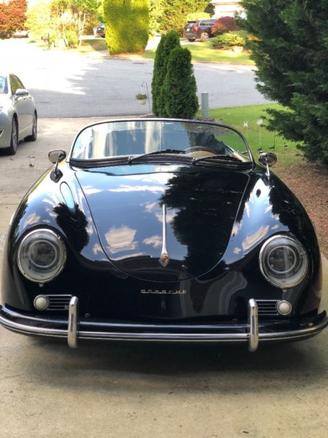 1957 Replica/Kit Makes 356 Convertible Speedster Black - Leather Tan - photo 3