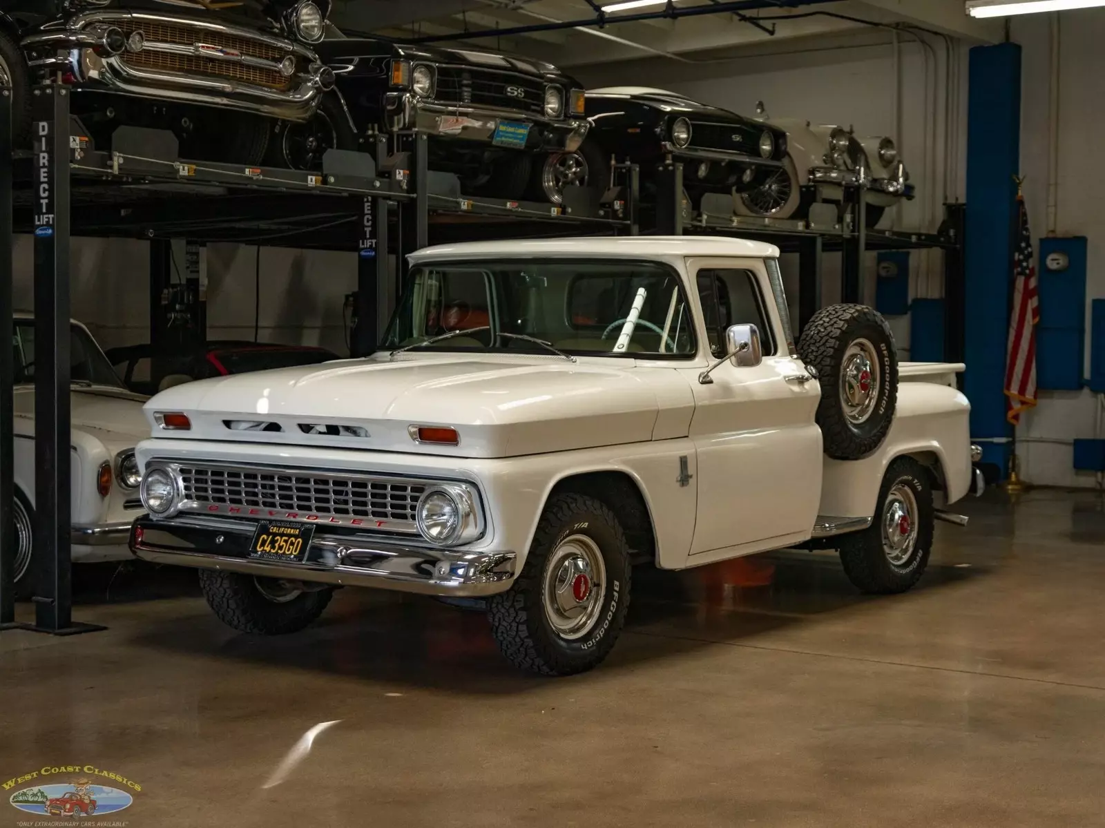 1963 Chevrolet C10 Stepside Short Bed Full Size 1/2 Ton Pick Up with Custom