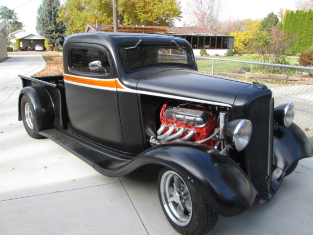36 Chevy Custom Street Rod Pickup, Tubbed 454 Streetable but Healthy, Frame Off 1936 Chevrolet Other Pickups