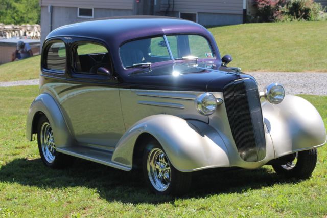 36 Chevy Street Rod Bi Color 350 vett motor 4 barrel Edelbrock 700-R-4 trans 1936 Chevrolet Other