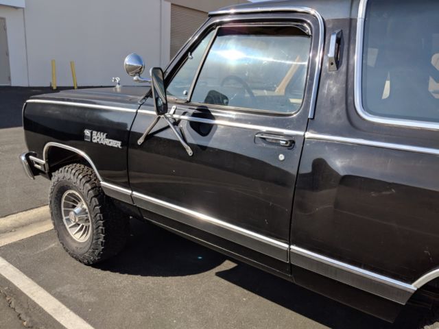 360 V8, 4x4, second owner 1986 Dodge Ramcharger Royal SE