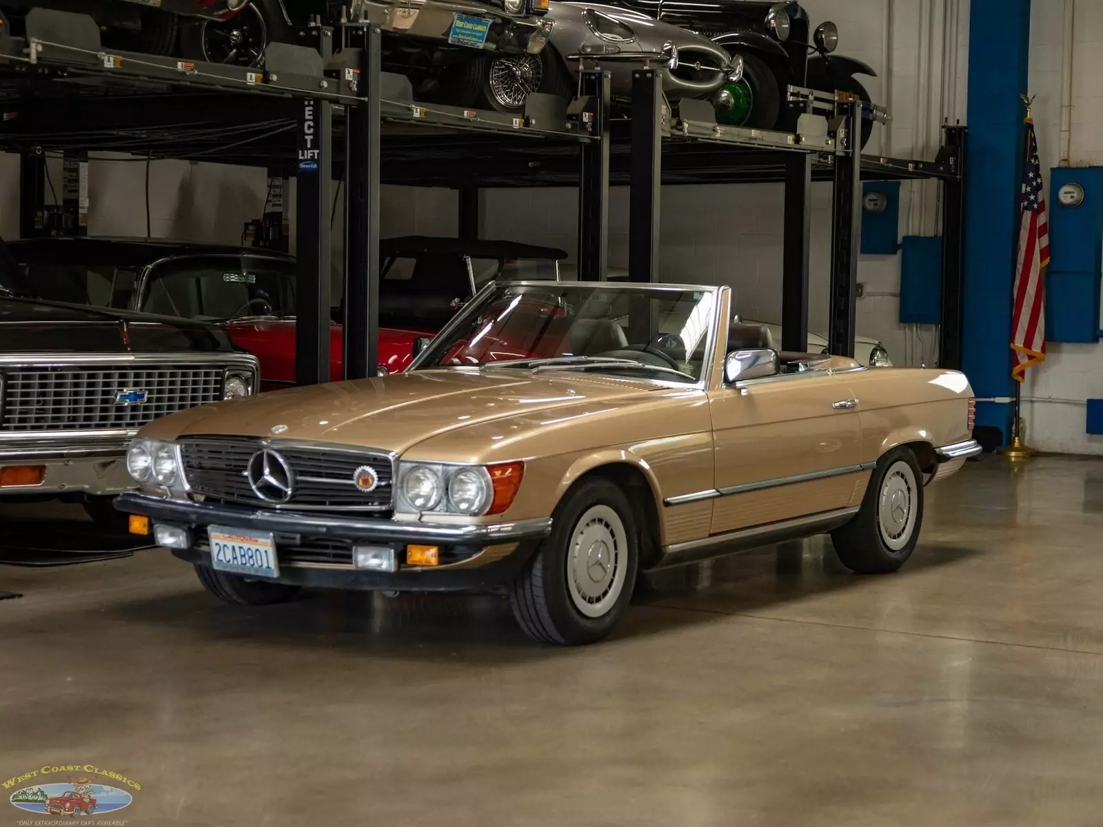 1985 Mercedes-Benz SL-Class Euro Spec 6 cyl Convertible with 36K orig miles