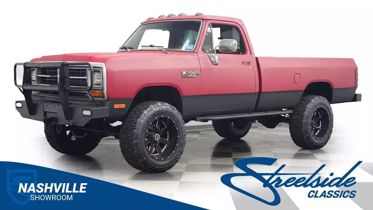 360ci motor four speed manual Raptor Lined body 1989 Dodge W250 4x4