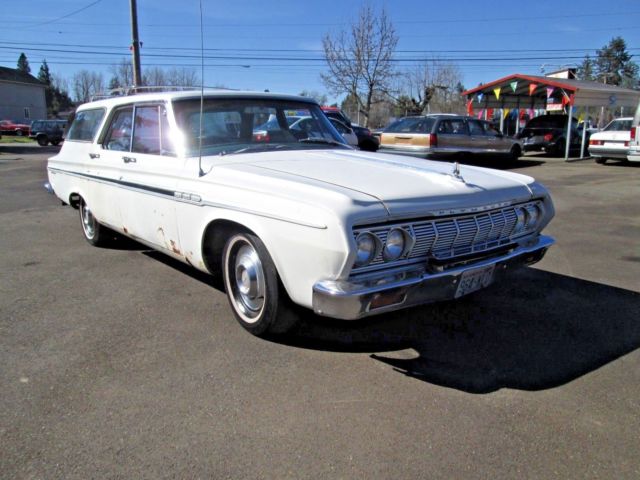 361 V8, Auto, 8 Passenger Runs and Lot Drives Project Mopar 1964 Plymouth Fury Station Wagon