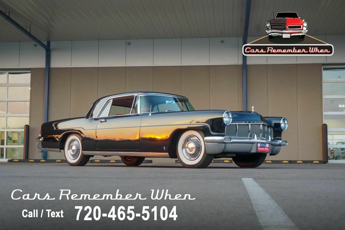 368 Y-Block V8 Turbo-Drive 3-speed automatic Black 1956 Lincoln Continental Mark II Rebuilt 368 V8 Engine