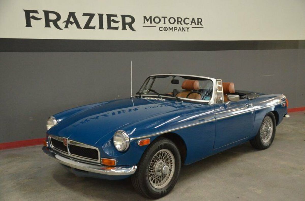 3/74 Production 47396 actual miles with records/original paint Blue/Tan MGB 1974 MG MGB