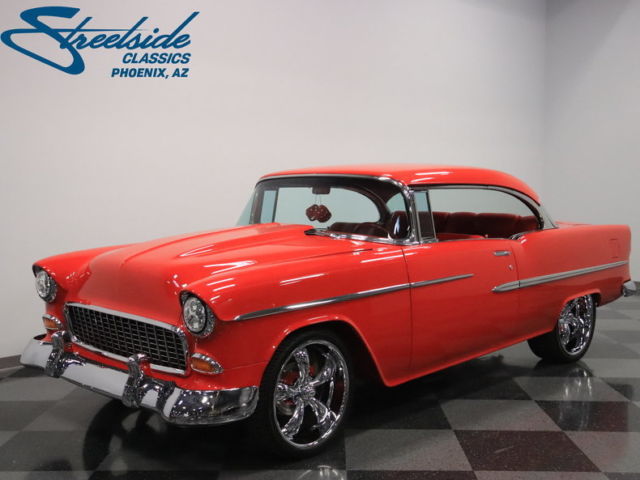383 STROKER, 3-SPD AUTO, PS, A/C, TOP-NOTCH RESTO, CUSTOM AWARD-WORTHY BEL AIR!! 1955 Chevrolet Bel Air/150/210