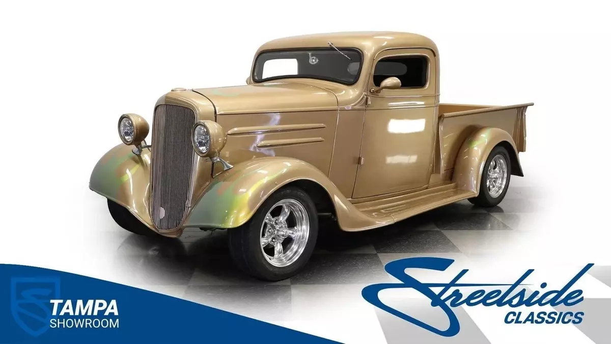 383 STROKER V8 AUTO POWER FRONT DISC COLD R-134A A/C CUSTOM PAINT UPGRADED SUSPE 1936 Chevrolet Pickup