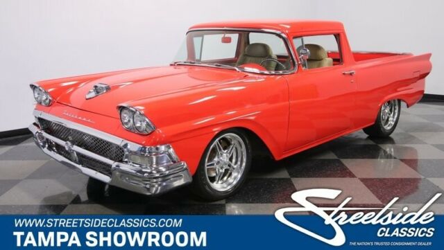 383 STROKER V8 TH350 4 WHEEL DISC COLD A/C NICE PAINT & INTERIOR GREAT SOUND 1958 Ford Ranchero Restomod